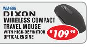 Dixon Wireless Compact Travel Mouse With High Definition Optical Engine WM-696