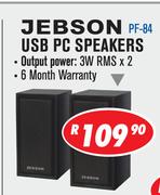 Jebson USB PC Speakers PF-84