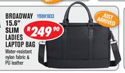 Broadway 15.6" Slim Ladies Laptop Bag YBBK1833