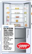 Dixon 350Ltr 4 Door French Door Refrigerator Stainless Steel DFD350FM