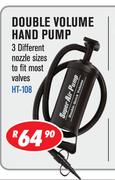 Double Volume Hand Pump HT-108