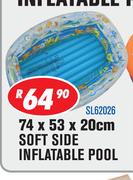 74 x 53 x 20cm Soft Side Inflatable Pool SL62026