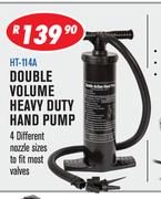 Double Volume Heavy Duty Hand Pump HT-114A