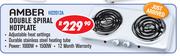 Amber Double Spiral Hotplate HD2012A