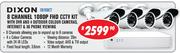 Dixon 8 Channel 1080P FHD CCTV Kit D6108CT