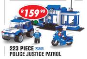Ausini 233 Piece Police Justine Patrol