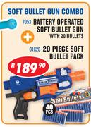 Battery opreated Soft Bullet Gun With 20 Bullets + 20 Piece Soft Bullet Pack