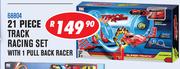 Track Racing Set 21 Piece With 1 Pull Back Racer
