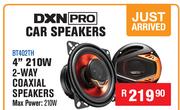 DXN Pro Car Speakers 4" 210W 2 Way Coaxial Speakers BT402TH