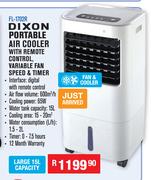 Dixon Portable Air Cooler With Remote Control, Variable Fan Speed & Timer FL-1702R