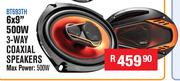 DXN Pro Car Speakers 6.9" 500W 3 Way Coaxial Speakers BT693TH