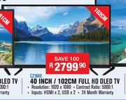 Dixon 40 Inch/102cm Full HD DLED TV CZ1840