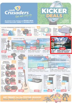 Cash Crusaders : Kicker Deals (18 Oct - 17 Nov 2019), page 1