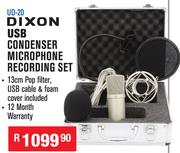 Dixon USB Condenser Microphone Recording Set UD-20