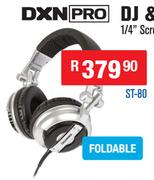 DXN Pro DJ & Studio Monitor Headphones ST-80