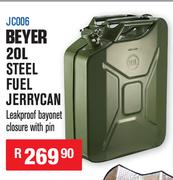 Beyer 20Ltr Steel Fuel Jerrycan JC006