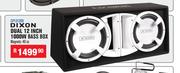 Dixon Dual 12 Inch 1000W Bass Box CP31205