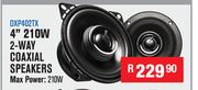 DXN Pro 4" 210W 2 Way Coaxial Speakers DXP402TX
