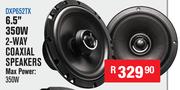 DXN Pro 6.5" 350W 2 Way Coaxial Speakers DXP652TX