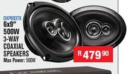 DXN Pro 6x9"" 500W 3 Way Coaxial Speakers DXP693TX