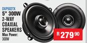 DXN Pro 5" 300W 2 Way Coaxial Speakers DXP502TX