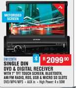 Dixon Car Decks Single Din DVD & Digital Receiver DN1228TH