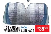 Windscren Sunshade 130 x 60cm LX-F002