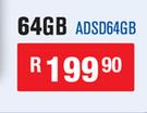 Adata Micro SD Card With Adapter 64GB ADSD64GB