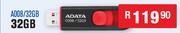 Adata USB 2.0 Retractable Flash Drives 32GB A008/32GB