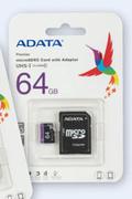 Adata Micro SD Card With Adapter 64GB ADSD64GB