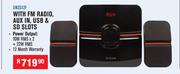 Dixon 2.1 Ch Multimedia Speaker Systems With Subwoofer & 2 Speakers DN3312F