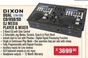 Dixon Dual CD/USB/SD DJ Media Player & Mixer CDM-5000