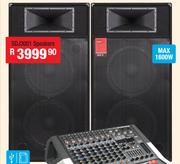 Dixon Dual 15" DJ/PA Speakers(Pair) SDJ3001