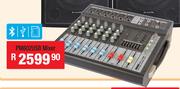 Dixon 6 Channel Stereo Table Top Powered Mixer With Bluetooth, USB & SD Slots PM602USB