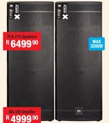 DXN Dual 15" DJ Speakers(Pair) PLB-215