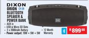 Dixon Orion Bluetooth Speaker & Power Bank CY-29