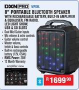 DXN PRO 8" Portable Bluetooth Speaker MPD8L