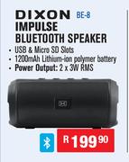 Dixon Impulse BLuetooth Speaker BE-8