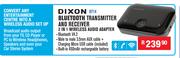 Dixon Bluetooth Transmitter & Receiver 2 In 1 Wireless Audio Adapter BT14