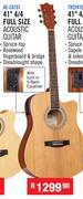 Sanchez 41" 4/4 Full Size Acoustic Guitar  AE-C41S1-Each