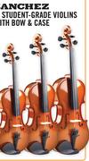 Sanchez Handmade Student-Grade Violins With Bow & Case 3/4 Size R20/34 