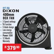 Dixon 400mm Box Fan KYT-16A