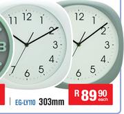 Wall Clock 303mm EG-LY110-Each