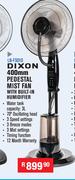 Dixon 400mm Pedestal Mist Fan With Built In Humidifier LB-FS01D