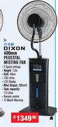 Dixon 400mm Pedestal Misting Fan FS-1618R