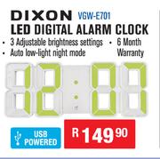 Dixon LED Digital Alaram Clock VGW-E701