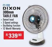 Dixon 300mm Table Fan FT-1202
