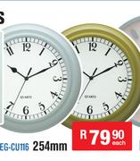 Wall Clock 254mm EG-CU116-Each