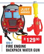 Fire Engine Backpack Water Gun 1010-17