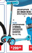 Rippa 3 Wheel Speedster Scooter YX-S46